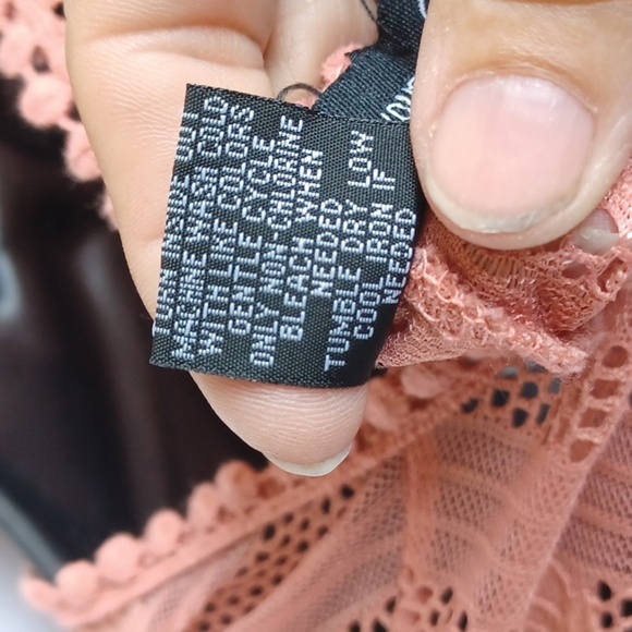 Miss Chievous Dusty Rose Open Long Wrap  Size Large - Picture 8 of 8